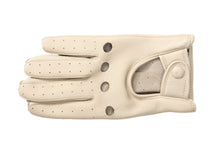 画像をギャラリービューアに読み込む, メンズ手袋◆ディアスキンドライビンググローブ◆クリーム/CREAM《パンチングタイプ》