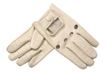画像をギャラリービューアに読み込む, メンズ手袋◆ディアスキンドライビンググローブ◆クリーム/CREAM《パンチングタイプ》