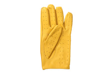 画像をギャラリービューアに読み込む, メンズ手袋◆ディアスキンドライビンググローブ◆イエロー/GIALLO《パンチングタイプ》