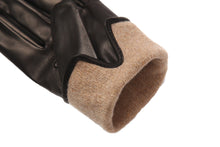 画像をギャラリービューアに読み込む, メンズ手袋◆ナパレザー◆ブラック/NERO《カシミヤ》