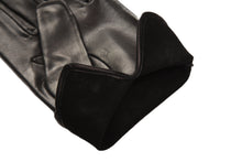 画像をギャラリービューアに読み込む, メンズ手袋◆ナパレザー◆ブラック/NERO《ノーライニング》