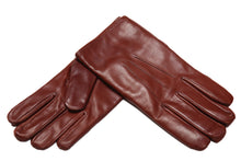 画像をギャラリービューアに読み込む, メンズ手袋◆ナパレザー◆ブラウン/TAN《カシミヤ》