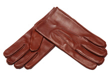 画像をギャラリービューアに読み込む, メンズ手袋◆ナパレザー◆ブラウン/TAN《シルク》