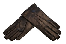 画像をギャラリービューアに読み込む, メンズ手袋◆ナパレザー◆ダークブラウン/MORO《カシミヤ》