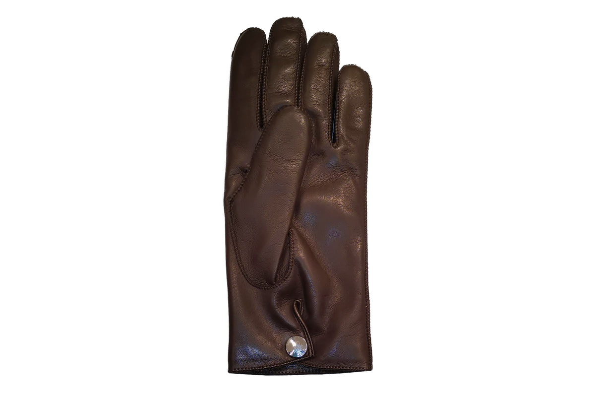 Melora メローラ ナパレザー カシミア ブラウン グローブ 手袋 8 メンズ手袋◇ナパレザー◇ダークブラウン/MINK《カシミヤ》 – Merola