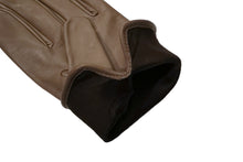 画像をギャラリービューアに読み込む, メンズ手袋◆ナパレザー◆グレージュ/TAUPE《シルク》