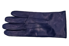 画像をギャラリービューアに読み込む, 【ラスト1点!】メンズ手袋◆ナパレザー◆ブルー/BLUE《カシミヤ 》