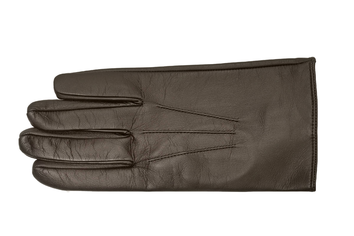 メンズ手袋◇ナパレザー◇ダークブラウン/DK BROWN《タッチスクリーン