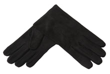 画像をギャラリービューアに読み込む, メンズ手袋◆スウェード◆ブラック/NERO《カシミヤ》