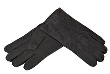 画像をギャラリービューアに読み込む, メンズ手袋◆スウェード◆ブラック/NERO《アウトステッチデザイン・カシミア》
