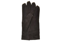 画像をギャラリービューアに読み込む, メンズ手袋◆スウェード◆ブラック/NERO《アウトステッチデザイン・カシミア》