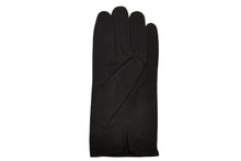 画像をギャラリービューアに読み込む, メンズ手袋◆スウェード◆ブラック/NERO《シルク》