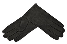 画像をギャラリービューアに読み込む, メンズ手袋◆スウェード◆ブラック/NERO《シルク》