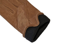 画像をギャラリービューアに読み込む, メンズ手袋◆スウェード◆ブラウン/TAN《カシミヤ》