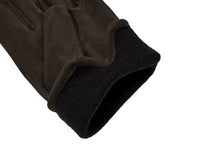 画像をギャラリービューアに読み込む, メンズ手袋◆スウェード◆ダークブラウン/MORO《カシミヤ》