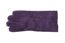 画像をギャラリービューアに読み込む, メンズ手袋◆スウェード◆パープル/PURPLE《カシミヤ》