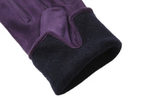 画像をギャラリービューアに読み込む, メンズ手袋◆スウェード◆パープル/PURPLE《カシミヤ》