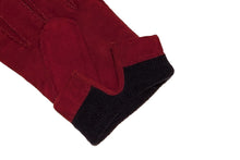 画像をギャラリービューアに読み込む, メンズ手袋◆スウェード◆ルビー/RUBINO《アウトステッチデザイン・ カシミヤ》