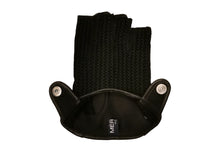 画像をギャラリービューアに読み込む, メンズ手袋◆ナパレザー/ニットドライビンググローブ◆ブラック×ブラック/NEROxNERO 《アウトステッチ》