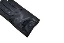 画像をギャラリービューアに読み込む, メンズ手袋◆ナパレザードライビンググローブ◆ネイビー/BLU 《パンチングタイプ》