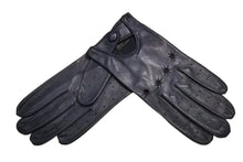 画像をギャラリービューアに読み込む, メンズ手袋◆ナパレザードライビンググローブ◆ネイビー/BLU 《パンチングタイプ》