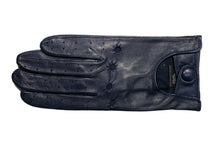 画像をギャラリービューアに読み込む, メンズ手袋◆ナパレザードライビンググローブ◆ネイビー/BLU 《パンチングタイプ》