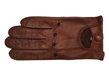 画像をギャラリービューアに読み込む, メンズ手袋◆ナパレザードライビンググローブ◆ライトブラウン/COLONIALE《パンチングタイプ》