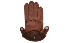 画像をギャラリービューアに読み込む, メンズ手袋◆ナパレザードライビンググローブ◆ライトブラウン/COLONIALE《パンチングタイプ》