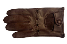 画像をギャラリービューアに読み込む, メンズ手袋◆ナパレザードライビンググローブ◆ブラウン/TAN《パンチングタイプ》