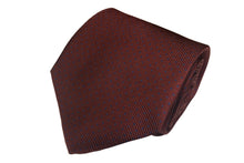 画像をギャラリービューアに読み込む, MEROLA SERIES ネクタイ ◆ ボルドー×ピンドット(グレイッシュブルー)《50オンス》