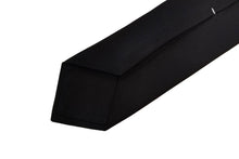 画像をギャラリービューアに読み込む, MEROLA SERIES ネクタイ ◆ ブラック×ソリッド《50オンス》