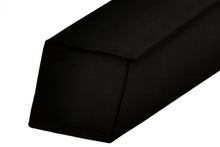 画像をギャラリービューアに読み込む, MEROLA SERIES ネクタイ ◆ ブラック×ソリッド《50オンス》