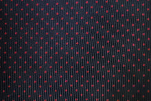 画像をギャラリービューアに読み込む, MEROLA SERIES ネクタイ ◆ ネイビー×ピンドット(レッド)《50オンス》