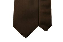 画像をギャラリービューアに読み込む, MEROLA SERIES ネクタイ ◆ ブラウン×ソリッド《50オンス》