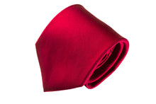 画像をギャラリービューアに読み込む, MEROLA SERIES ネクタイ ◆ レッド×ソリッド《50オンス》