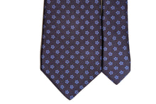 画像をギャラリービューアに読み込む, MEROLA SERIES ネクタイ ◆ 花柄×ブルー《50オンス》