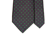 画像をギャラリービューアに読み込む, MEROLA SERIES ネクタイ ◆ 花柄×グリーン《50オンス》