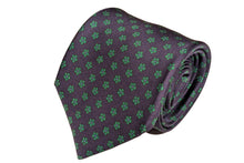 画像をギャラリービューアに読み込む, MEROLA SERIES ネクタイ ◆ 花柄×グリーン《50オンス》