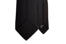 画像をギャラリービューアに読み込む, MILANO SERIES ネクタイ ◆ ブラック×ソリッド《セッテピエゲ》