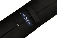 画像をギャラリービューアに読み込む, MILANO SERIES ネクタイ ◆ ブラック×ソリッド《セッテピエゲ》