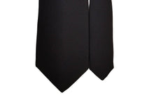 画像をギャラリービューアに読み込む, MILANO SERIES ネクタイ ◆ ブラック×ソリッド《セッテピエゲ》