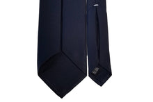 画像をギャラリービューアに読み込む, MILANO SERIES ネクタイ ◆ ダークネイビー×ソリッド《セッテピエゲ》