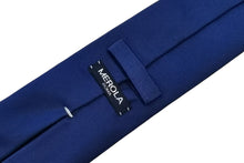 画像をギャラリービューアに読み込む, MILANO SERIES ネクタイ ◆ ネイビー×ソリッド《セッテピエゲ》