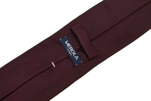 画像をギャラリービューアに読み込む, MILANO SERIES ネクタイ ◆ ワインレッド×ソリッド《セッテピエゲ》
