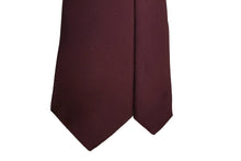 画像をギャラリービューアに読み込む, MILANO SERIES ネクタイ ◆ ワインレッド×ソリッド《セッテピエゲ》
