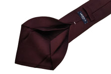 画像をギャラリービューアに読み込む, MILANO SERIES ネクタイ ◆ ワインレッド×ソリッド《セッテピエゲ》
