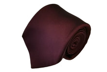 画像をギャラリービューアに読み込む, MILANO SERIES ネクタイ ◆ ワインレッド×ソリッド《セッテピエゲ》