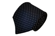 画像をギャラリービューアに読み込む, MILANO SERIES ネクタイ ◆ ネイビー×ピンドット (ホワイト)《セッテピエゲ》