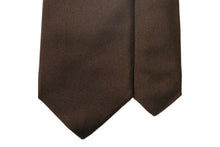 画像をギャラリービューアに読み込む, MILANO SERIES ネクタイ ◆ ブラウン×ソリッド《セッテピエゲ》