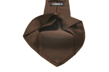 画像をギャラリービューアに読み込む, MILANO SERIES ネクタイ ◆ ブラウン×ソリッド《セッテピエゲ》